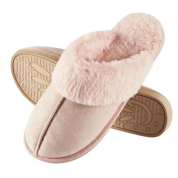 Comfy Memory Foam Slippers Indoor/Outdoor- Pink - Picture 1 of 7